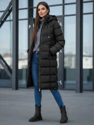 Damen Winterjacke Schwarz OZONEE JS/M736/392Z