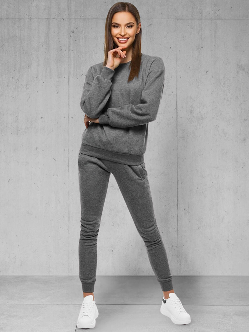 Damen Trainingsanzug Anthrazit OZONEE 17