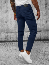 Herren Chino Hose Dunkelblau OZONEE NB/MP0160BS