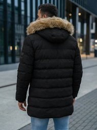 Herren Winterjacke Schwarz OZONEE JS/5M3122/392Z