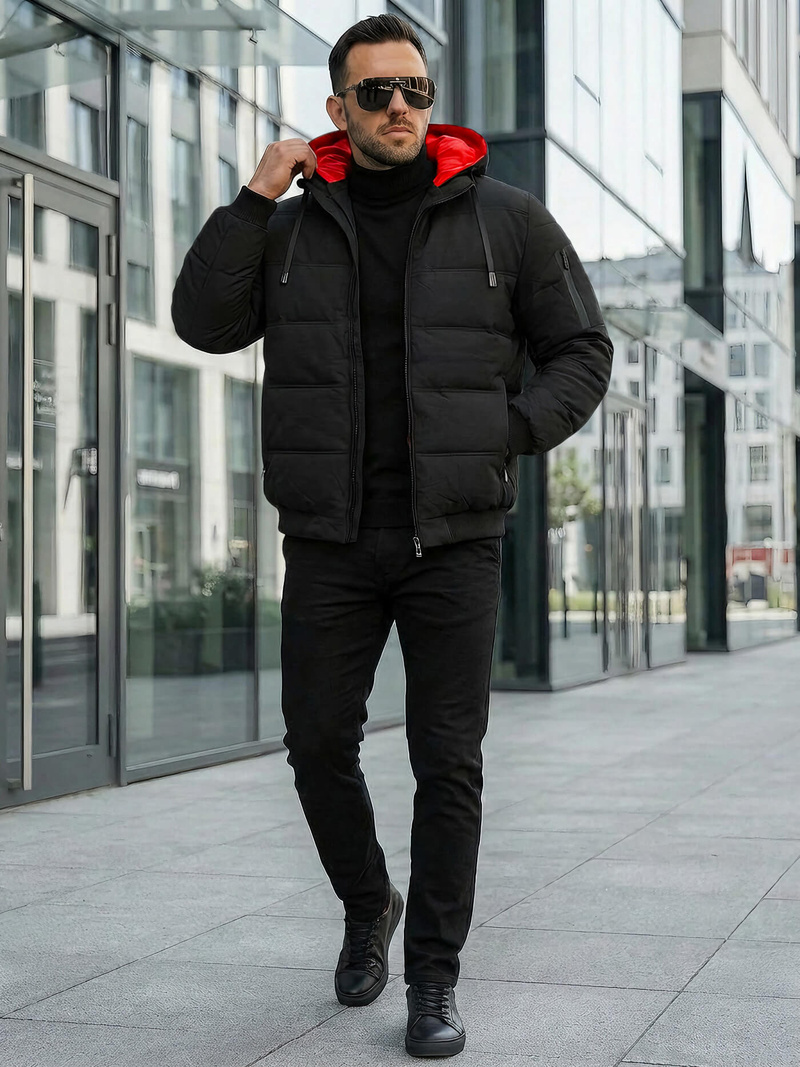 Herren Jacke Schwarz OZONEE JS/31M5003Z