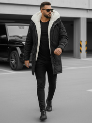 Herren Winterjacke Schwarz OZONEE JS/5M120/392Z