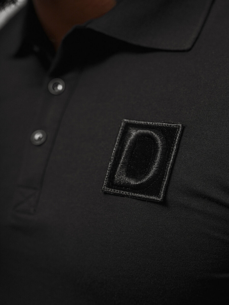 Herren Poloshirt Schwarz OZONEE NB/MT3105