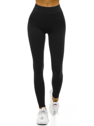 Damen Leggings Schwarz OZONEE JS/1001