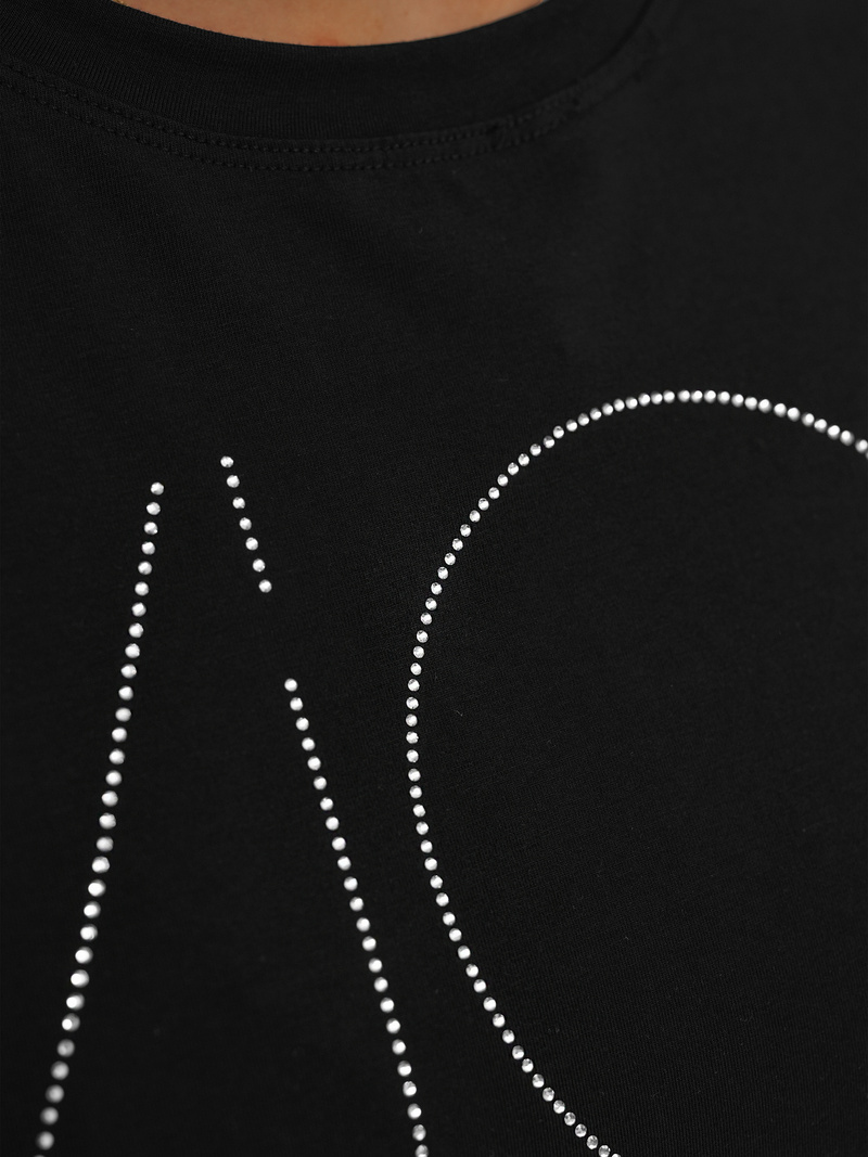 Damen T-shirt Schwarz OZONEE JS/YJ77841