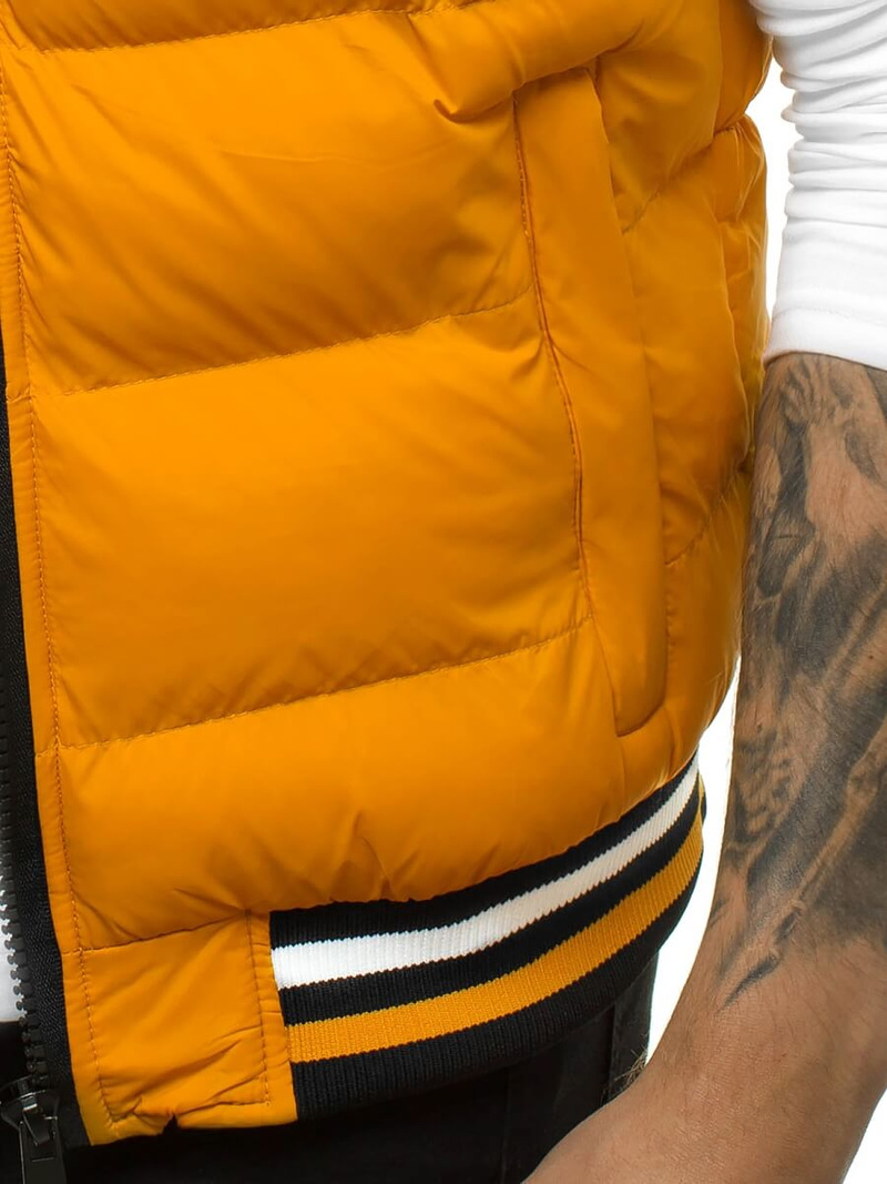 Herren Weste Gelb OZONEE N/6503