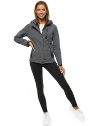 Damenjacke Softshell Anthrazit OZONEE JS/HD181/2