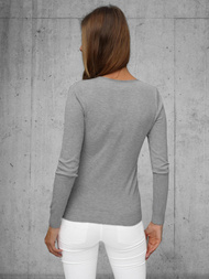 Damen Pullover Dunkelgrau OZONEE JS/8006/3