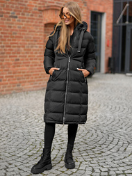 Damen Winterjacke Schwarz OZONEE JS/M736/392Z