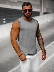 Herren Tank Top Anthrazit OZONEE JS/99001Z