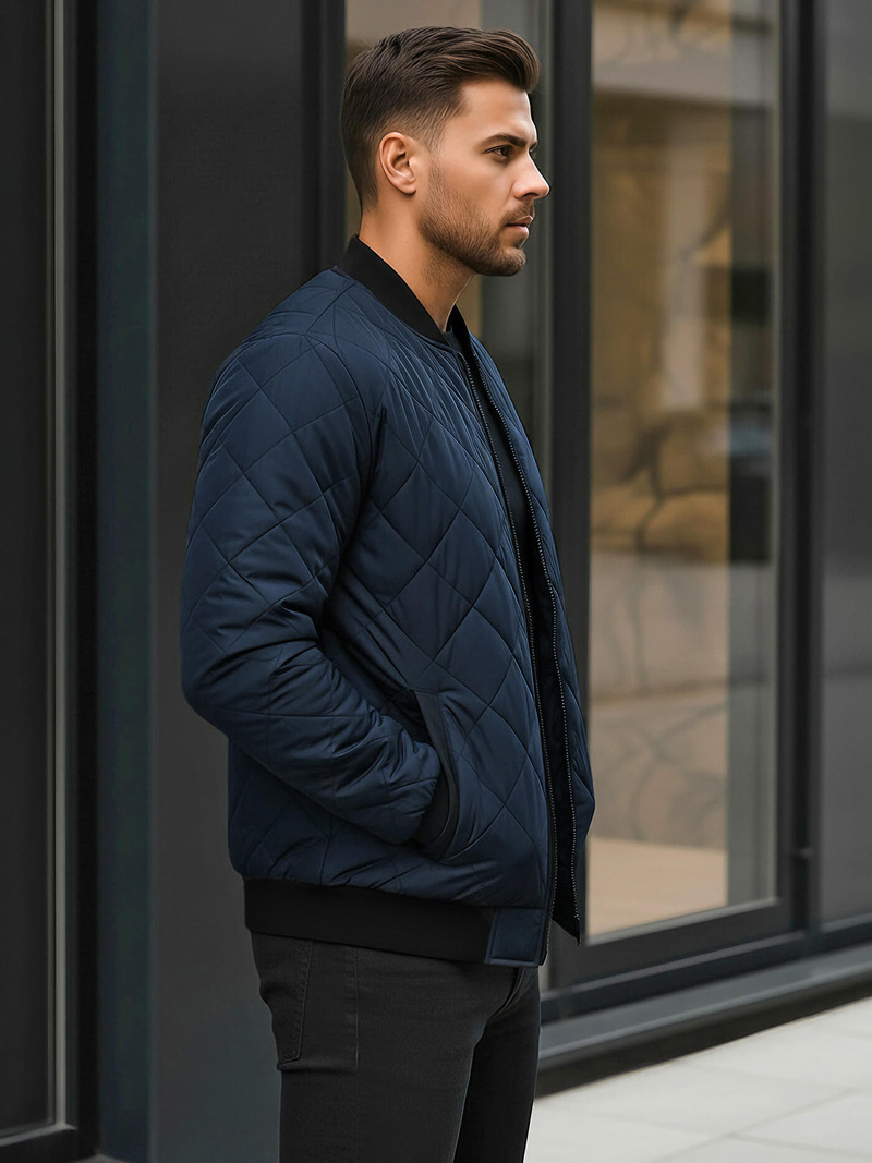 Herren Jacke Dunkelblau OZONEE JS/MY01Z