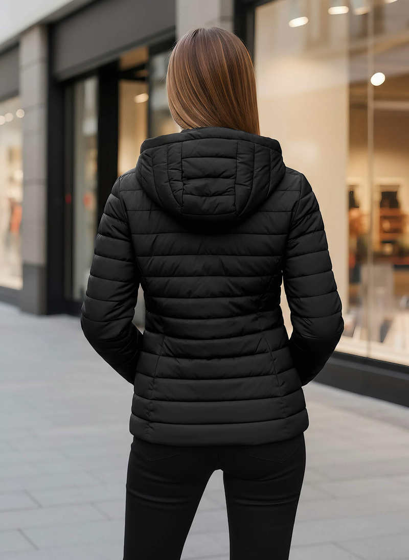 Damen Jacke Schwarz OZONEE JS/16M9103/392Z