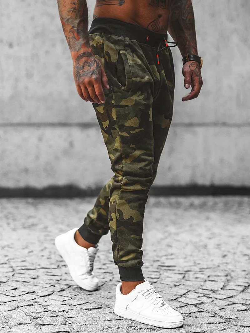 Herren Sporthose Grün OZONEE JS/KZ15Z