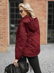Damen Winterjacke Burgund OZONEE JS/16M9315/06Z