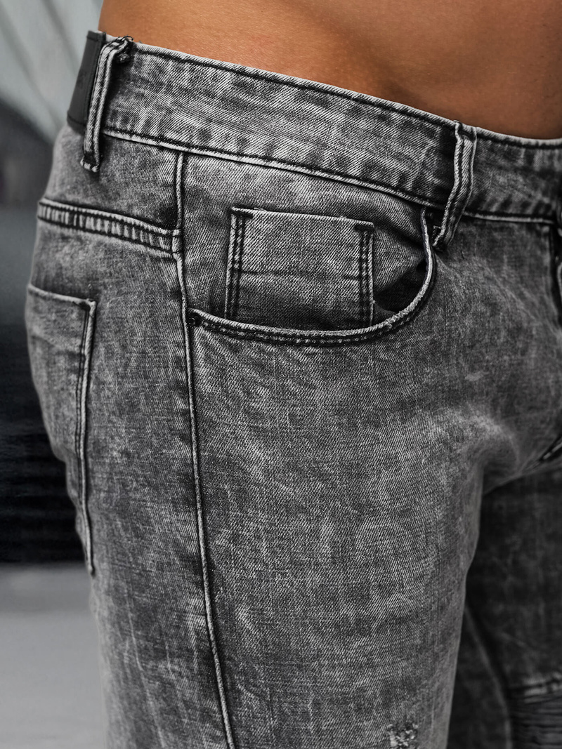 Herren Jeanshose Schwarz OZONEE NB/MP0069NZ