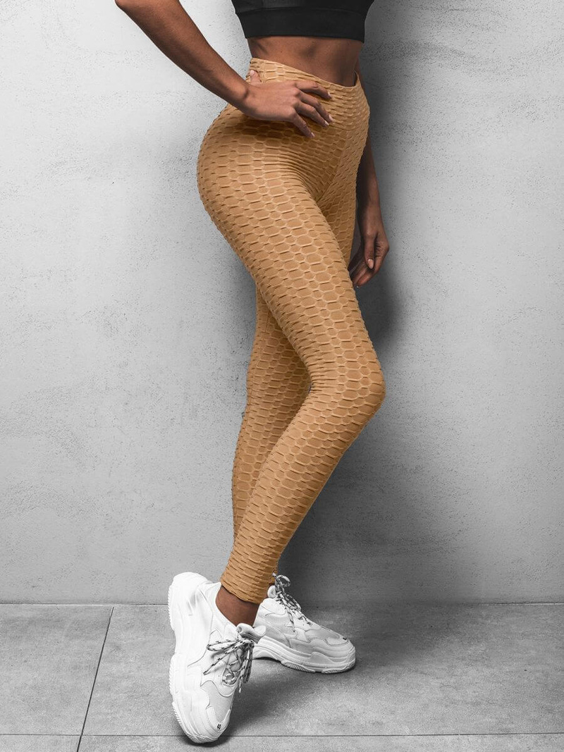 Damen Leggings Camel O/20475Z