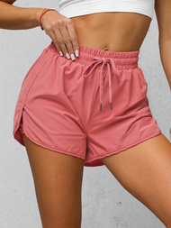 Sportshorts für Damen Dunkelcoral OZONEE JS/XY24015S