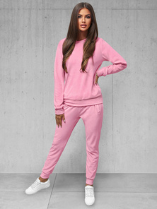 Damen Velours Sportanzug Puderrosa OZONEE O/8C1173/38Z