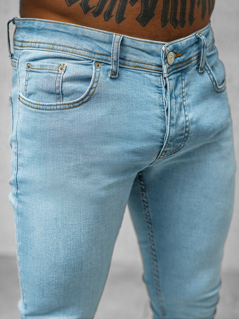 Herren Jeanshose Blau OZONEE O/426SP