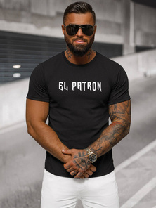 Herren T-shirt Schwarz OZONEE O/T7283