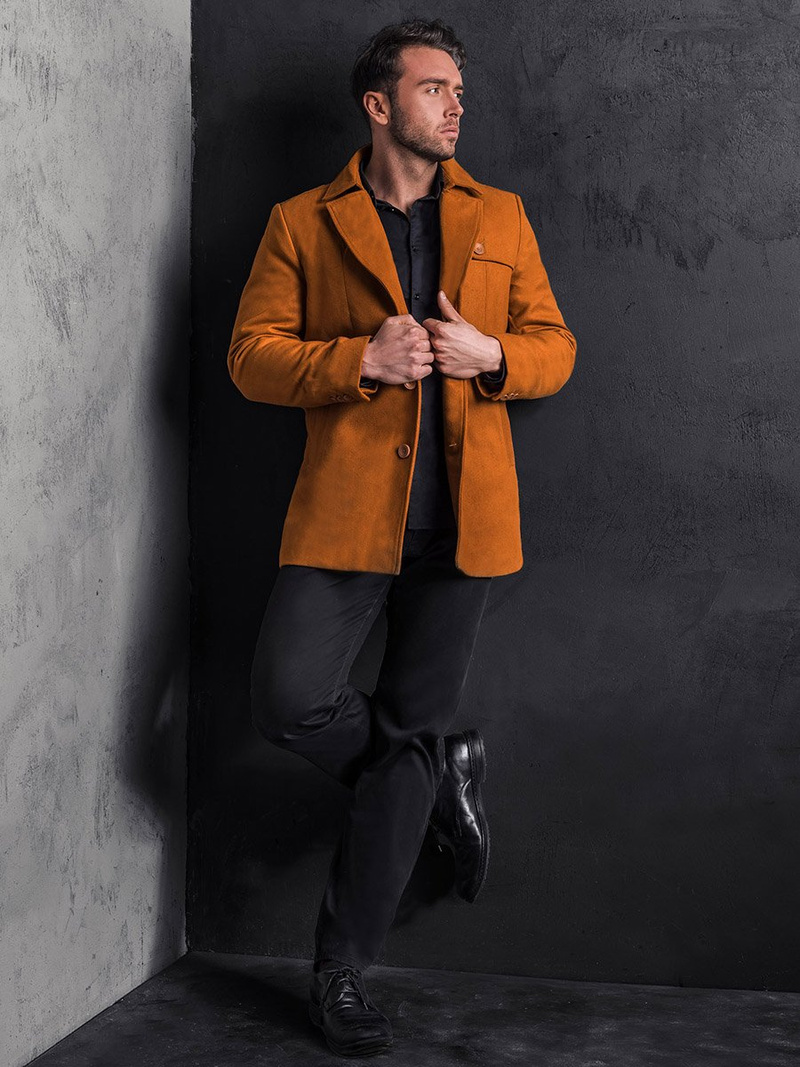 Herren Mantel Camel OZONEE N/5922Z