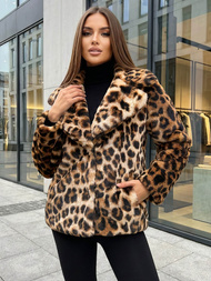 Damen Jacke Beige-Braun OZONEE JS/61M8500/158Z