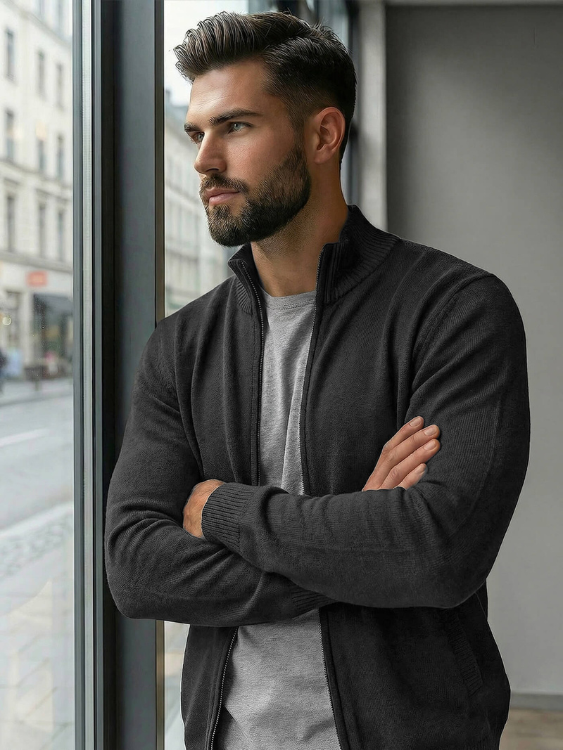 Herren Pullover Anthrazit OZONEE JS/59B3605/5