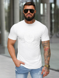 Herren T-shirt Weiß OZONEE NB/MT3019/02