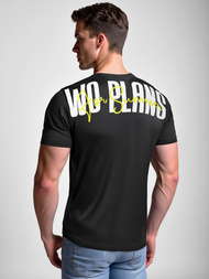 Herren T-shirt Schwarz OZONEE O/T1277/3Z