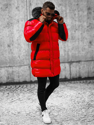 Herren Winterjacke Rot OZONEE O/M800Z