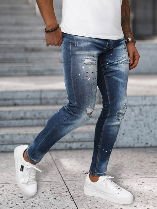 Herren Jeanshose Dunkelblau OZONEE NB/MP0170BS