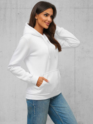 Damen Kapuzenpullover Weiß OZONEE JS/W02Z