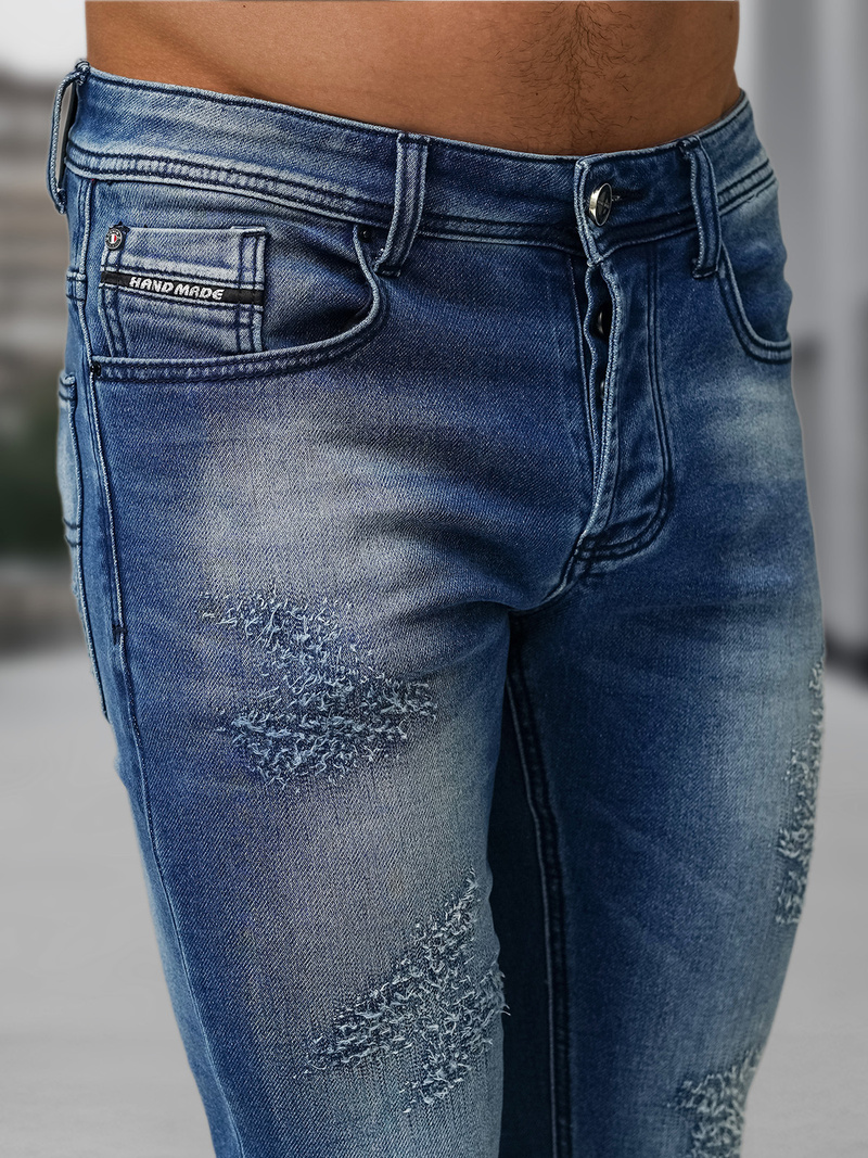 Herren Jeanshose Dunkelblau OZONEE NB/MP0009BS