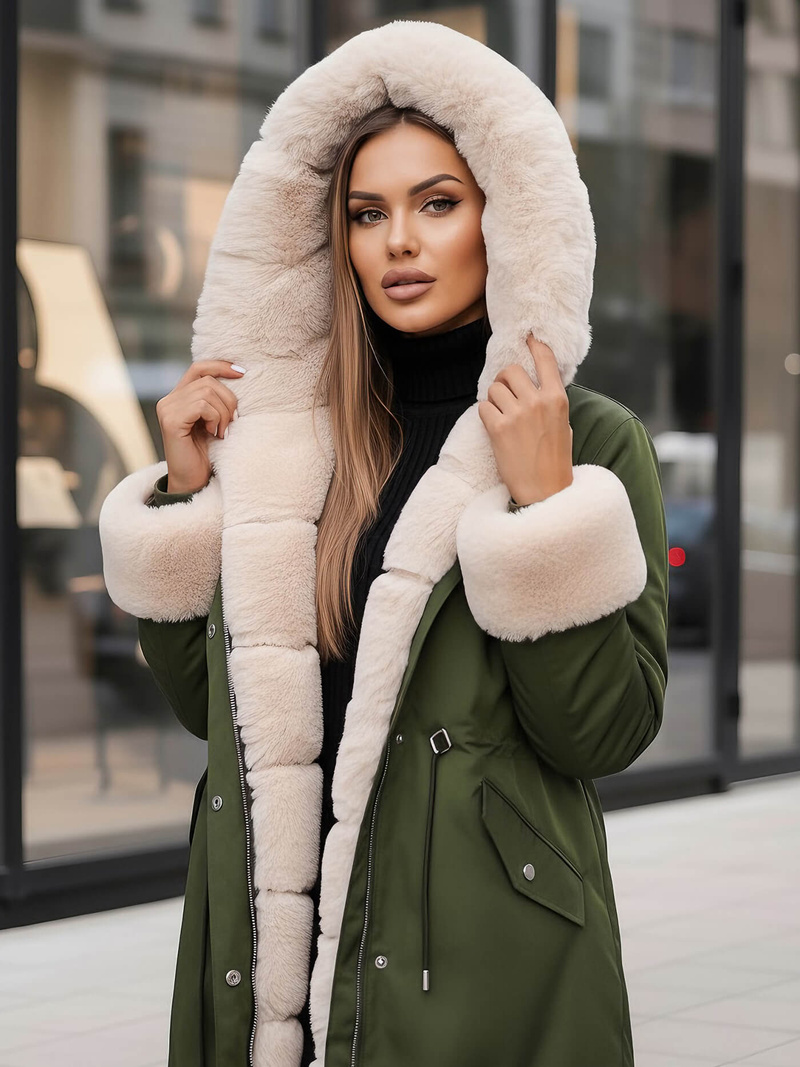 Damen Jacke Grün OZONEE JS/M763/136Z