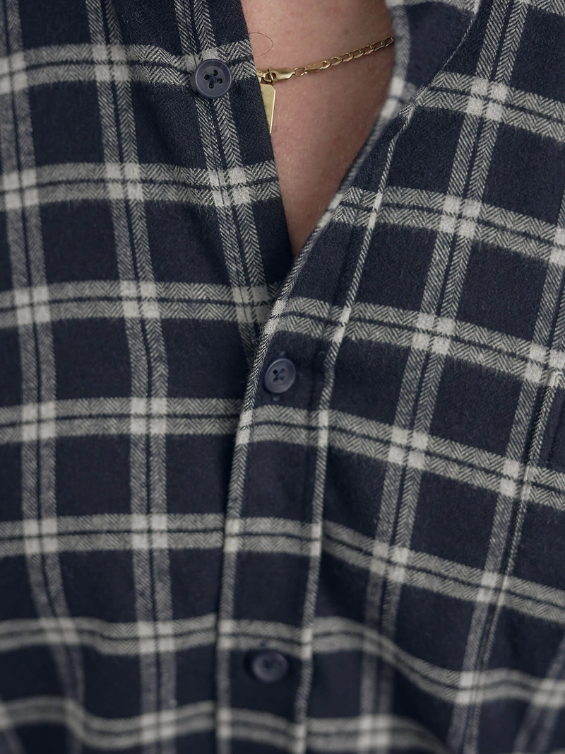 Herren Hemd Dunkelblau OZONEE V/V173