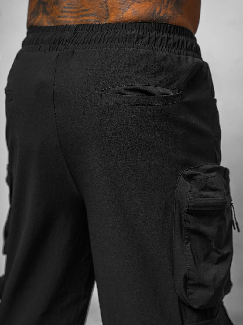 Herren Hose Schwarz OZONEE O/PS5528