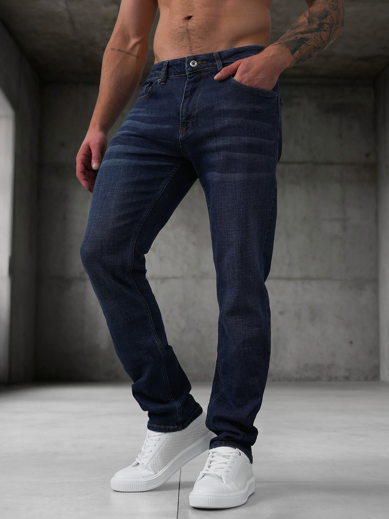 Herren Jeanshose Dunkelblau OZONEE DO/4048/2