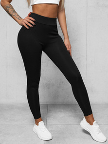 Damen Leggings Schwarz OZONEE JS/1001Z