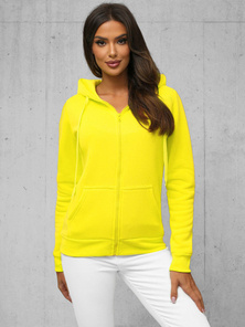 Damen Kapuzenpullover Gelb-Neon OZONEE JS/W03Z