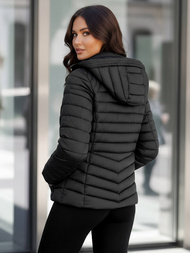 Damen Jacke Schwarz OZONEE JS/11Z8226Z