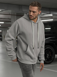 Herren Kapuzenpullover Grau OZONEE O/3C577