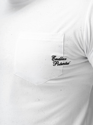 Herren T-shirt Weiß OZONEE O/QQ1387