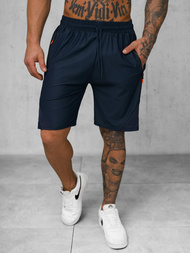 Sportshorts für Herren Dunkelblau OZONEE JS/12K1800/25