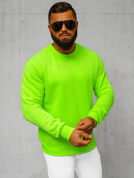 Herren Sweatshirt Grün-Neon OZONEE JS/2001-10Z