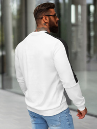 Herren Sweatshirt Weiß OZONEE O/P2033Z