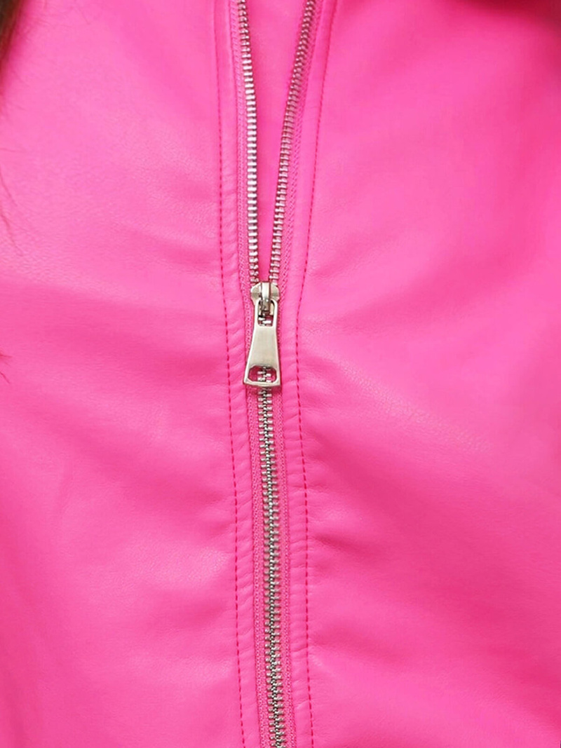 Damen Lederjacke Rosa OZONEE O/G116Z