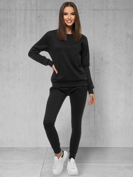 Damen Trainingsanzug Schwarz OZONEE 39