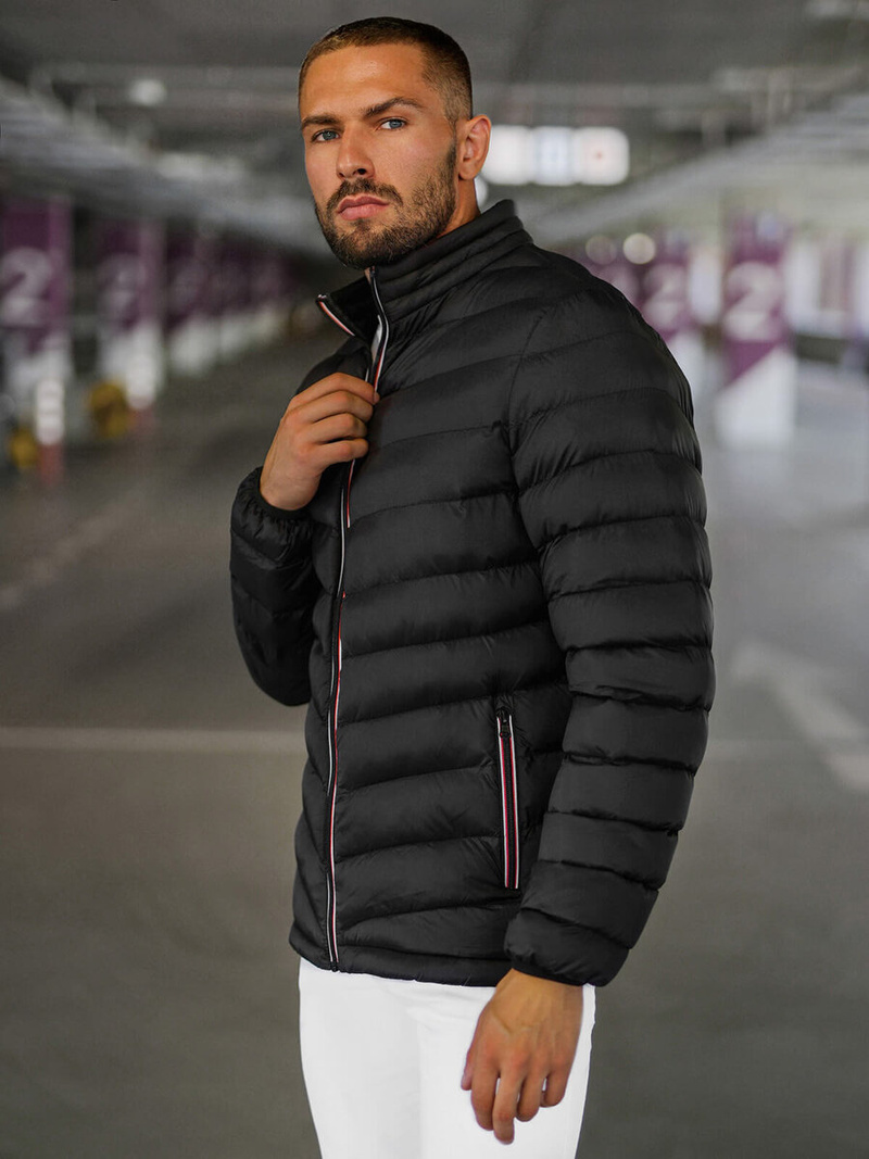 Herren Jacke Schwarz OZONEE JS/SM71Z