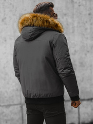 Herren Winterjacke Grau OZONEE JS/M2019/105