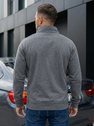 Herren Sweatjacke Dunkelgrau OZONEE JS/2002Z